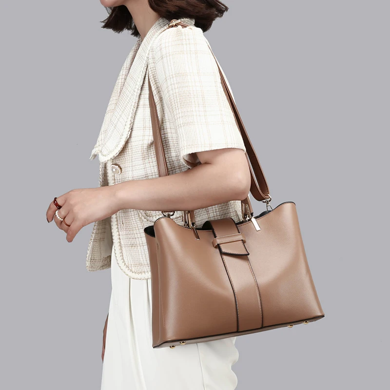 Customs private label OEM logo New arrival PU leather jingpin purses and handbags 2 pieces zipper women hand bags set luxury