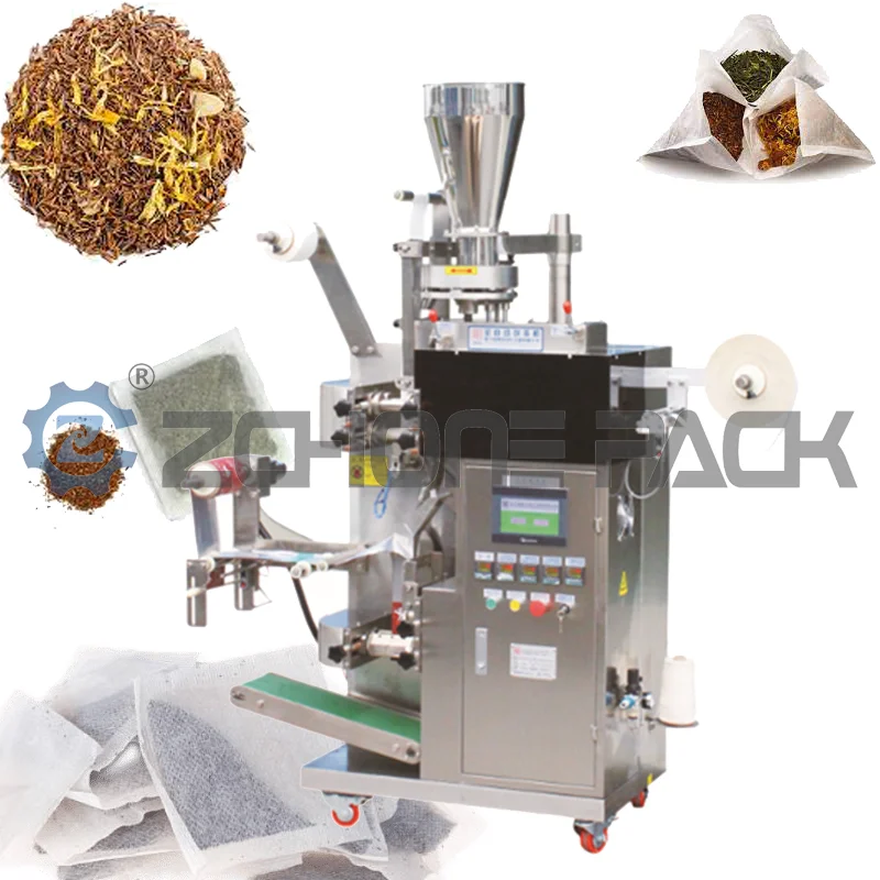 Full Automatic Tea Packing Machine Small Bag Dip Pyramid Tea Bag Spare Parts Sealing Machines Plastic Bag Making Machine 880