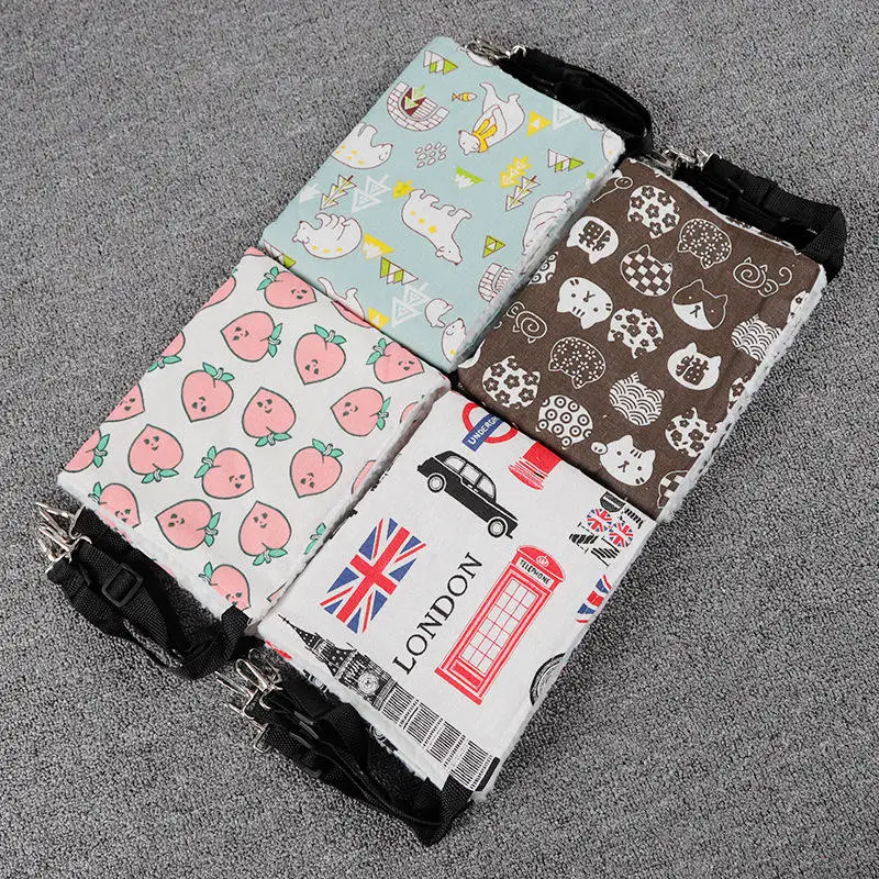 Wholesale Colorful Pattern Plush Lamb Velvet Hammock Cat Bed Cat Hammock Beds For Cats