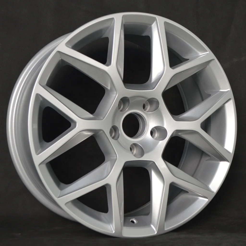 New Arrival Sliver Painting Alloy Wheel Rims Multi Spoke 18x8 inch Passenger Car Wheels 5x120