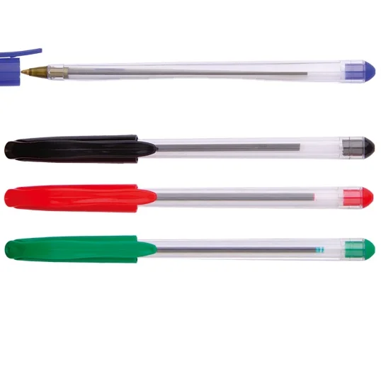 Factory Supply Office Stationery 1.0MM Plastic Simple Ball Pen Student Ballpoint Pen School and Office Ball Pens