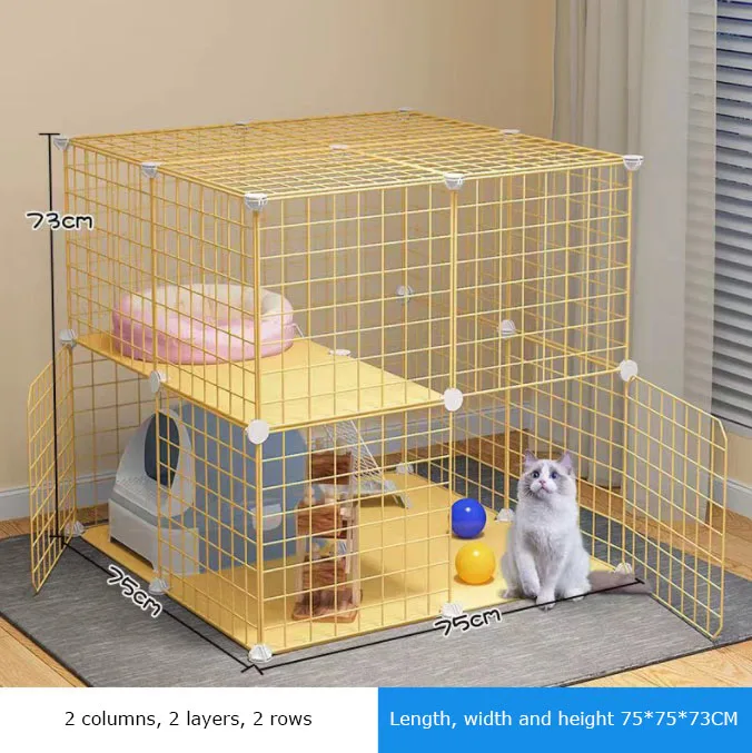 Amazon Hot Selling Gabbie Per Cani For Small Breed Animal Pet Cat Cages Carriers Dog Kennel Cage