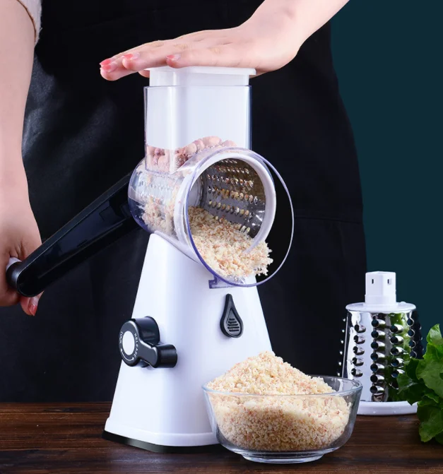 Household multi-function drum vegetable cutter potato shredded slicer grater kitchen artifact