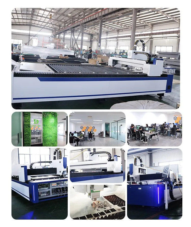 High Standard Metal cutting laser fiber Laser Sheet Metal cutting machine 3KW 6KW 12KW Fiber Metal Laser Cutting Machine