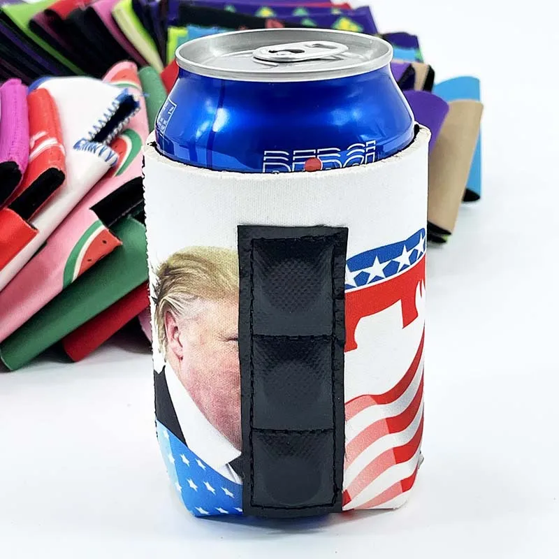 UOO OEM RPET Recycled Neoprene Available 330ml Custom Printing 3 Magnets Various Neoprene Can Cooler Magnetic