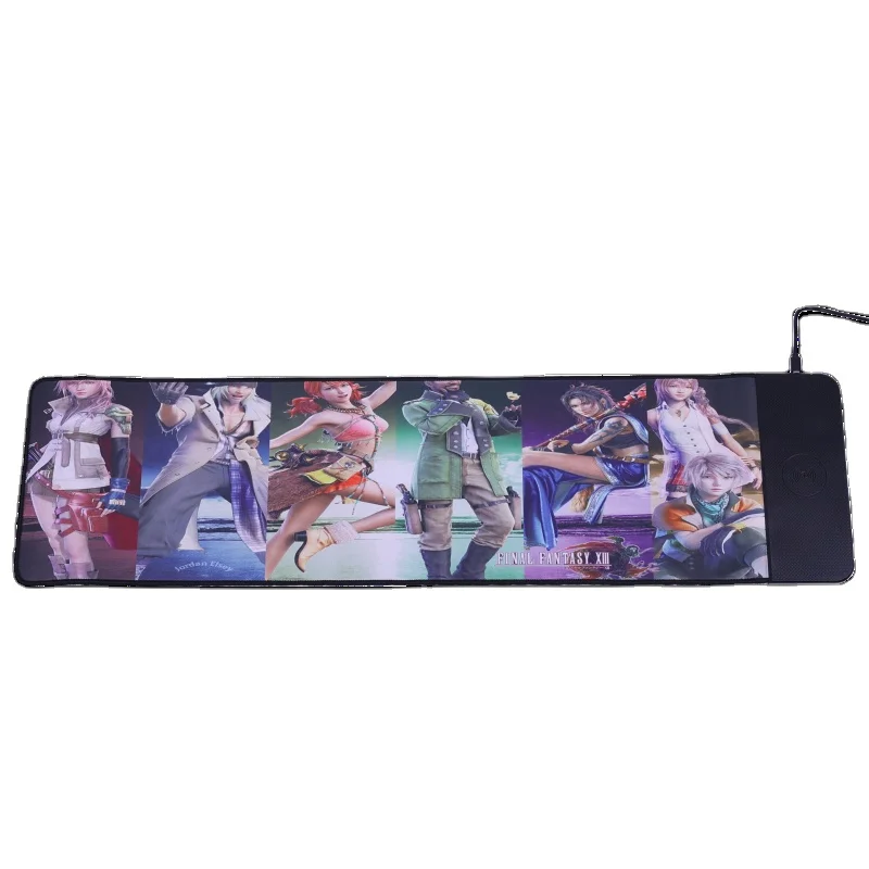 Mousepads Wireless Charger Leather Extended Xxl Gamer Custom Logo Printed Customised Gaming Large Mouse Pad