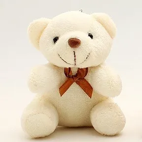 Wholesale small size plush toy pendant stuffed plush animal teddy bear doll key chain gift toy