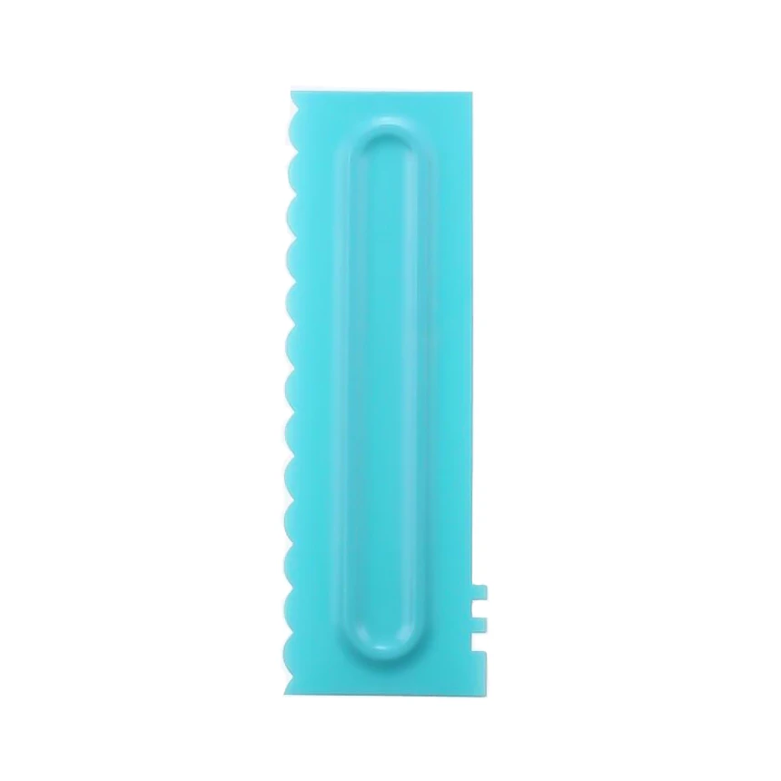 Cake Cream scraper comb Plastic scraper fondant cake pattern modeling tool