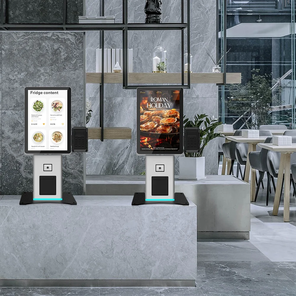 Food or drink ordering kiosk Self-service Kiosk for canteen retail shop coffee shop