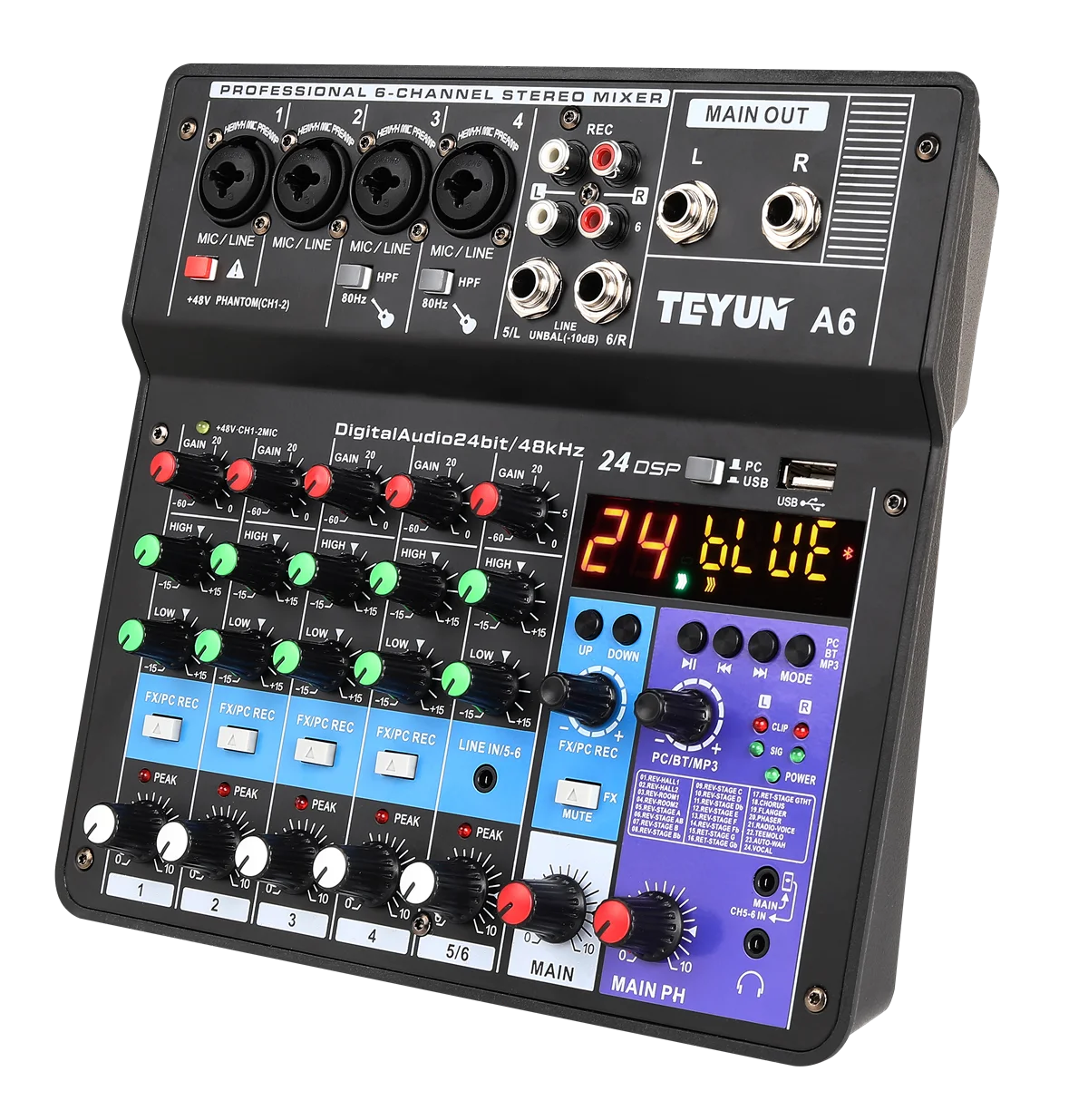 New Design soundcraft ui24r Mixer Console 6 Channel Audio For Wholesalesusb audio interface  PC sound card audio interface  APP