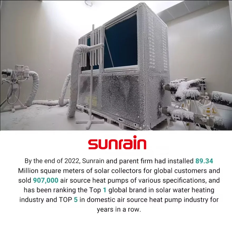 R290 Gas High Temperature EURO BAFA ERP CE CERT Inverter Heating Cooling Heat Pump Air To Water 50KW for Commercial Project
