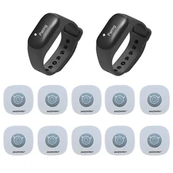 JIANTAO Restaurant Pager 2 Watch+10/15/20 Call Buttons Wireless Waiter Calling System Watch Receiver For Cafe Bar Hospital