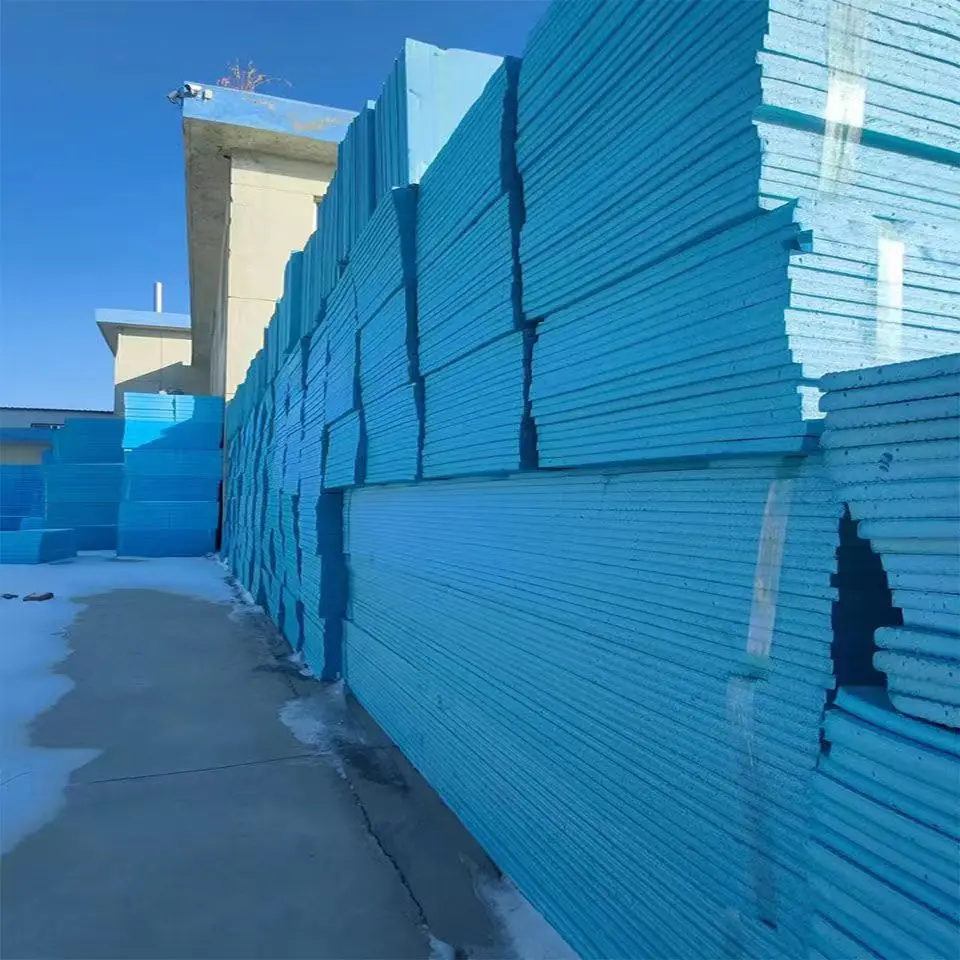 Polystyrene LCF Foam Blocks XPS Extrusion Polystyrene Foam Sheet Trade Graphite Polystyrene XPS Foam Board