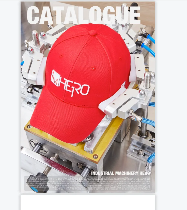 Automatic cap ironing machine&Multi-functional hat making machine double-head