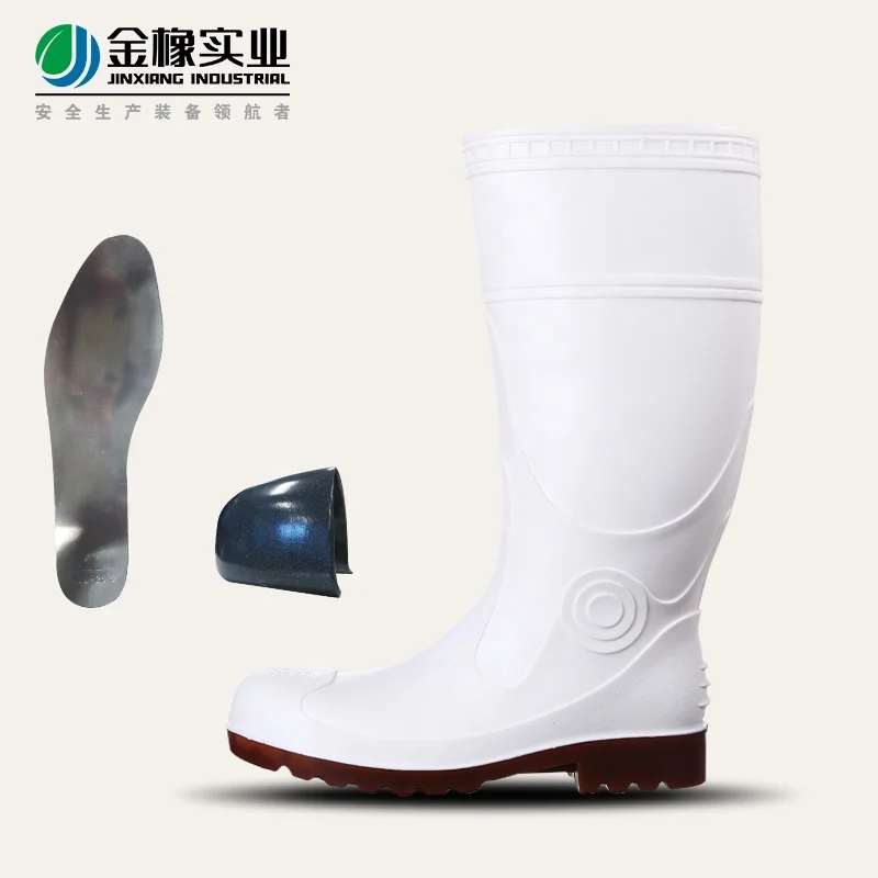 CE S5 China New Rubber PVC Gum Safety boots Rain Boot with steel toe
