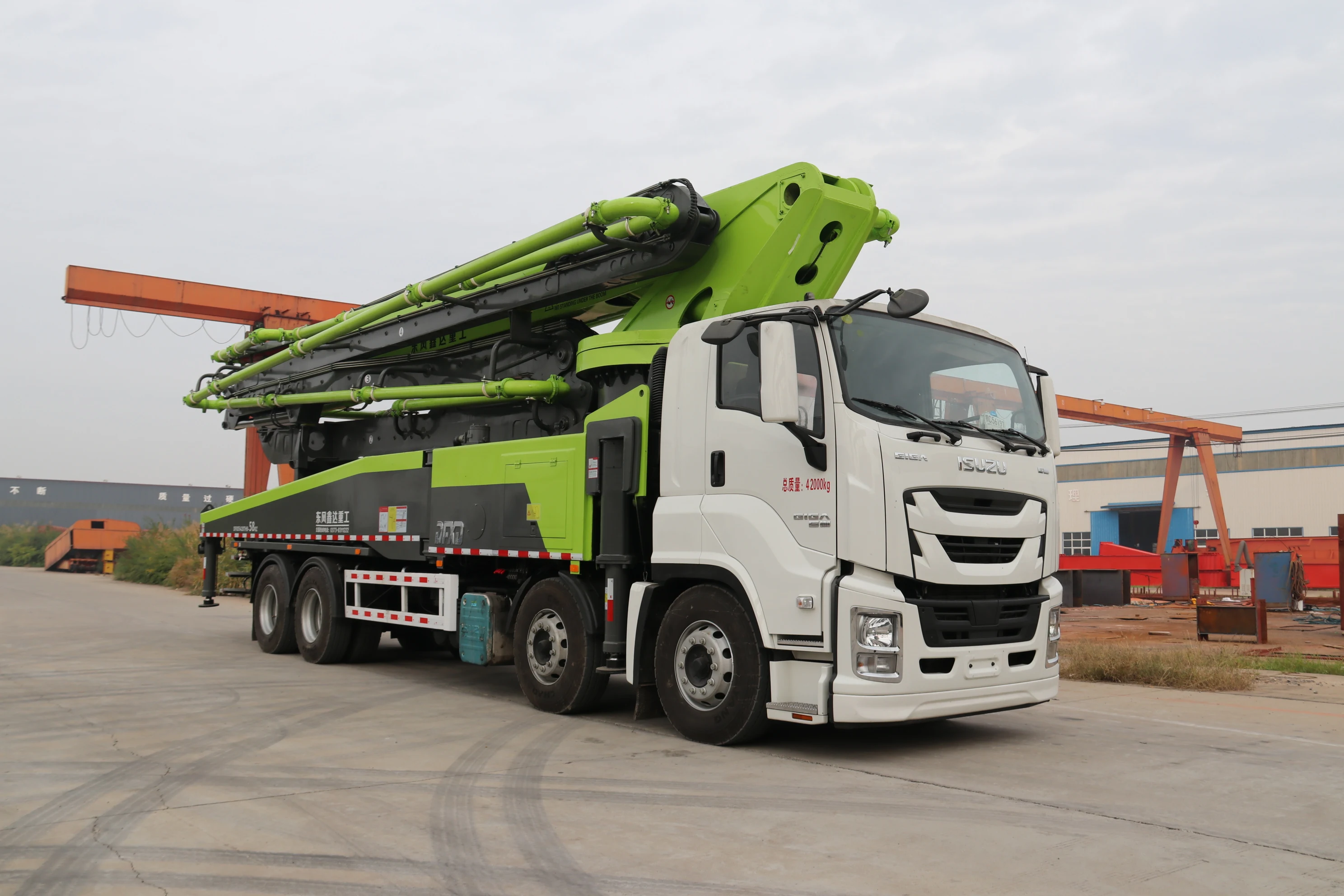 Concrete Pump Truck HB52K with newly brand for sale