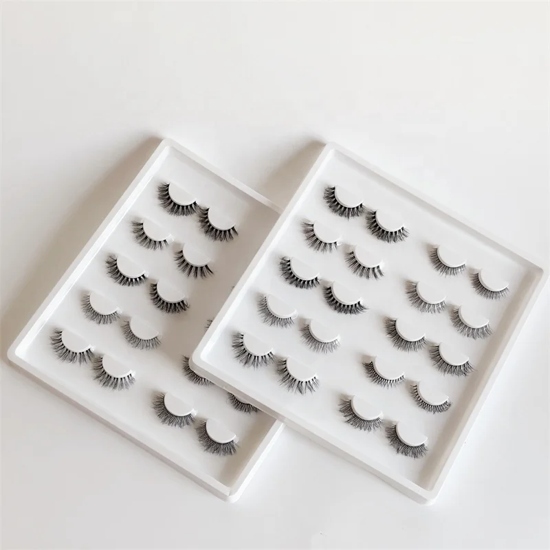 Sunland Dramatic Super Curly Russian Volume Extension Look 3d Vegan Lashes With Private Label Round Eyelash Packaging Box Bsc