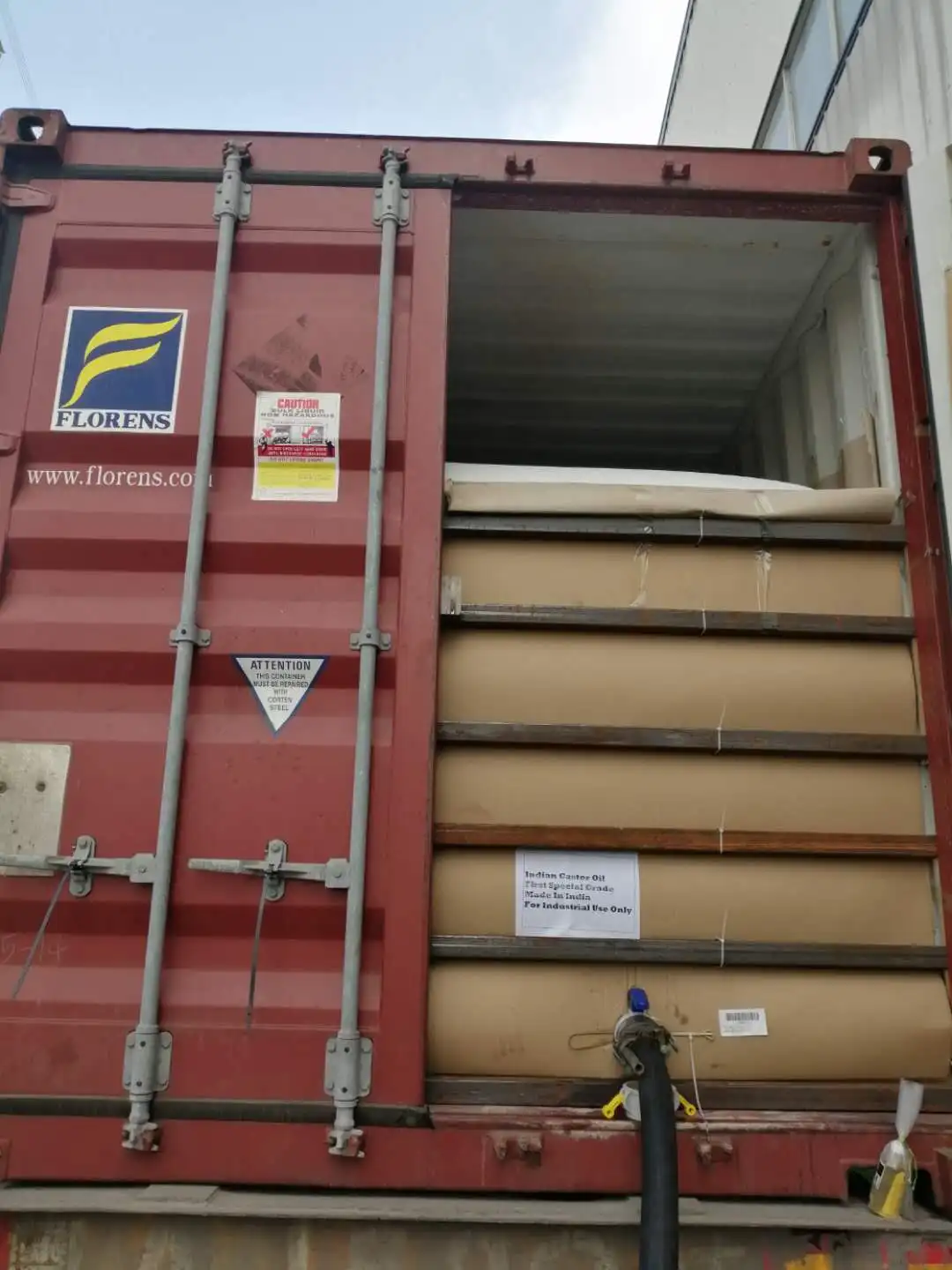 CAS8001-79-4 FSG grade refined Castor oil applied in industrial coatings, plastic, leather