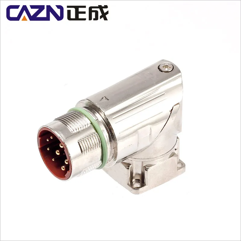 M23 Connector power socket connector Crimp 6 7 9 12 17pin clockwise counterclockwise servo motor encoder servo motor connector