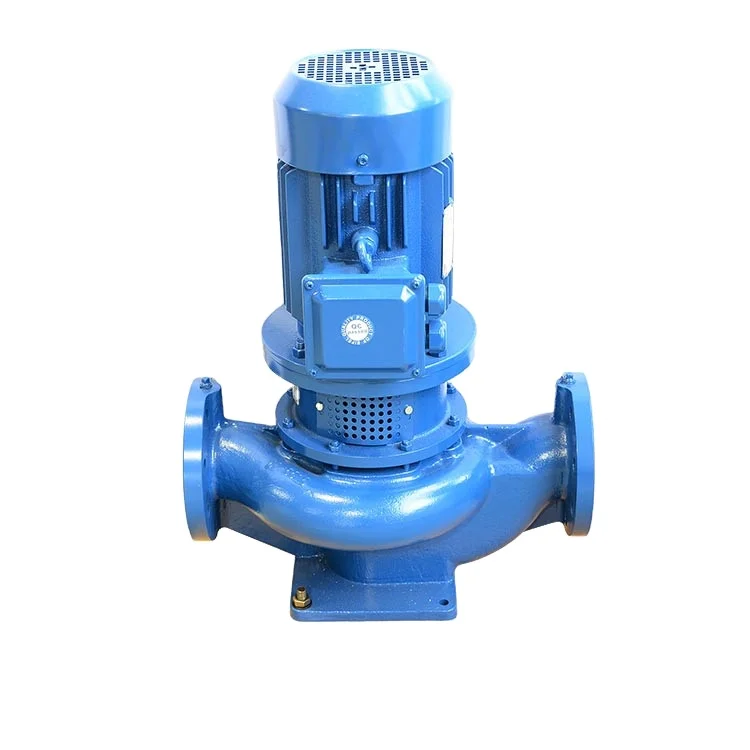 High-Pressure Vertical Inline Booster Pump 22kw Centrifugal Clean Water Pump Drinking Water Treatment Agriculture Cast Iron
