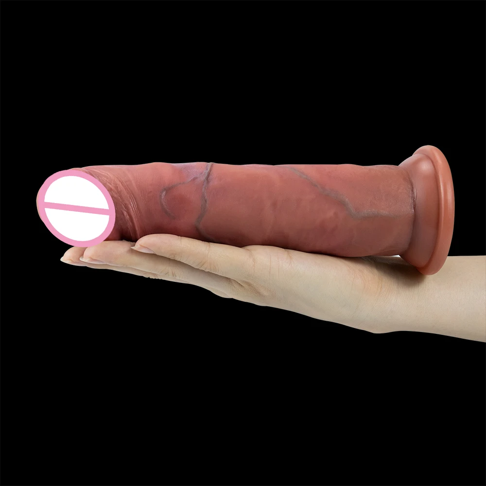 Rocket Raccoon Realistic Sliding Foreskin Penis Thick Silicone Dildo Suction Cup Masturbation Dick Sex Toys For Women Wholesale