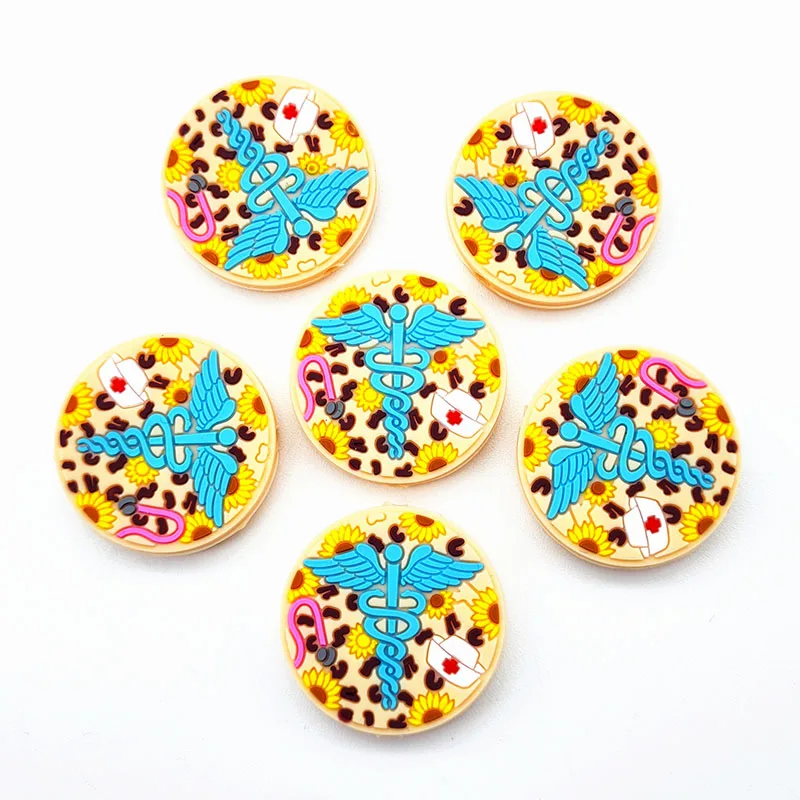 Custom Easter Day Baby Teething Toy Silicone Focal Beads For Pens Pendant Jewelry Key Chain Tassel Diy Adults Crafts Supplies