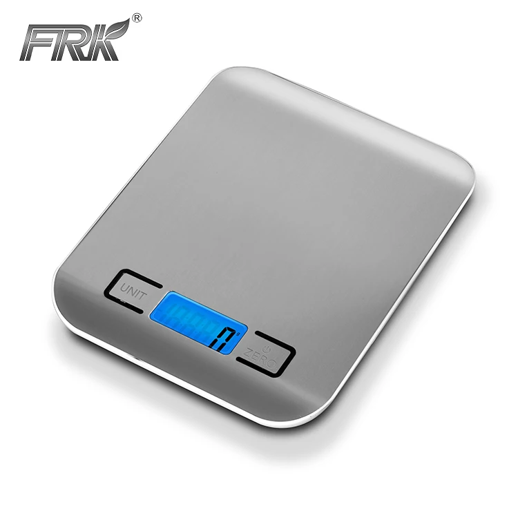 Hot Selling Digital Kitchen Food Scale Stainless Steel Platform with LCD display kitchen weight scale
