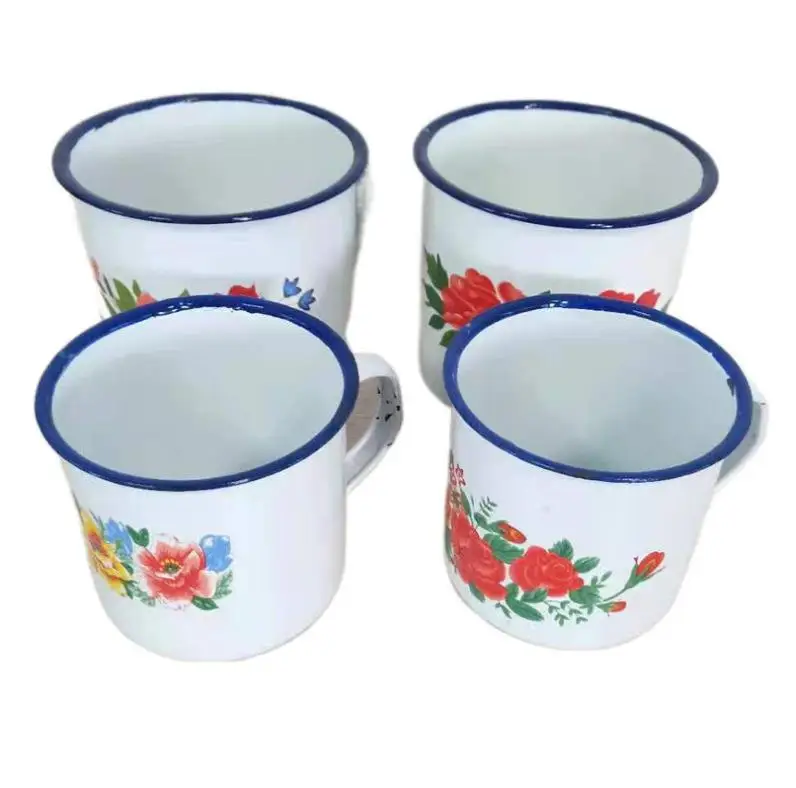 enamel cup personalized enamel mug coffee custom enamel ceramic coffee mug