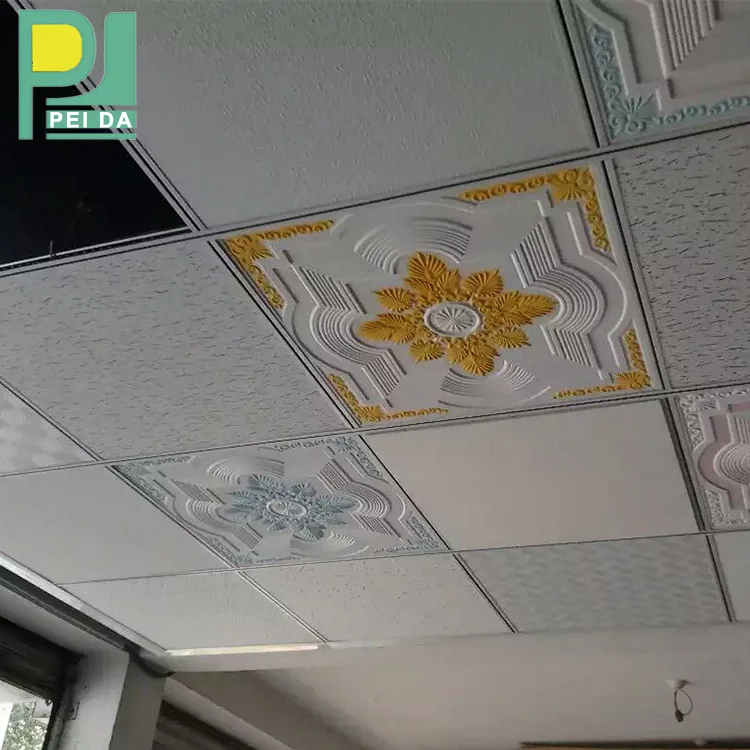 Square Acoustic Suspended Aluminum Ceiling For Room