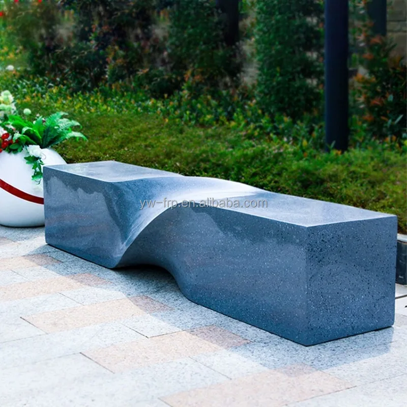 Long Leisure Fiberglass Waiting Chair Airport Shopping Mall Bench Lounge Seat For Public