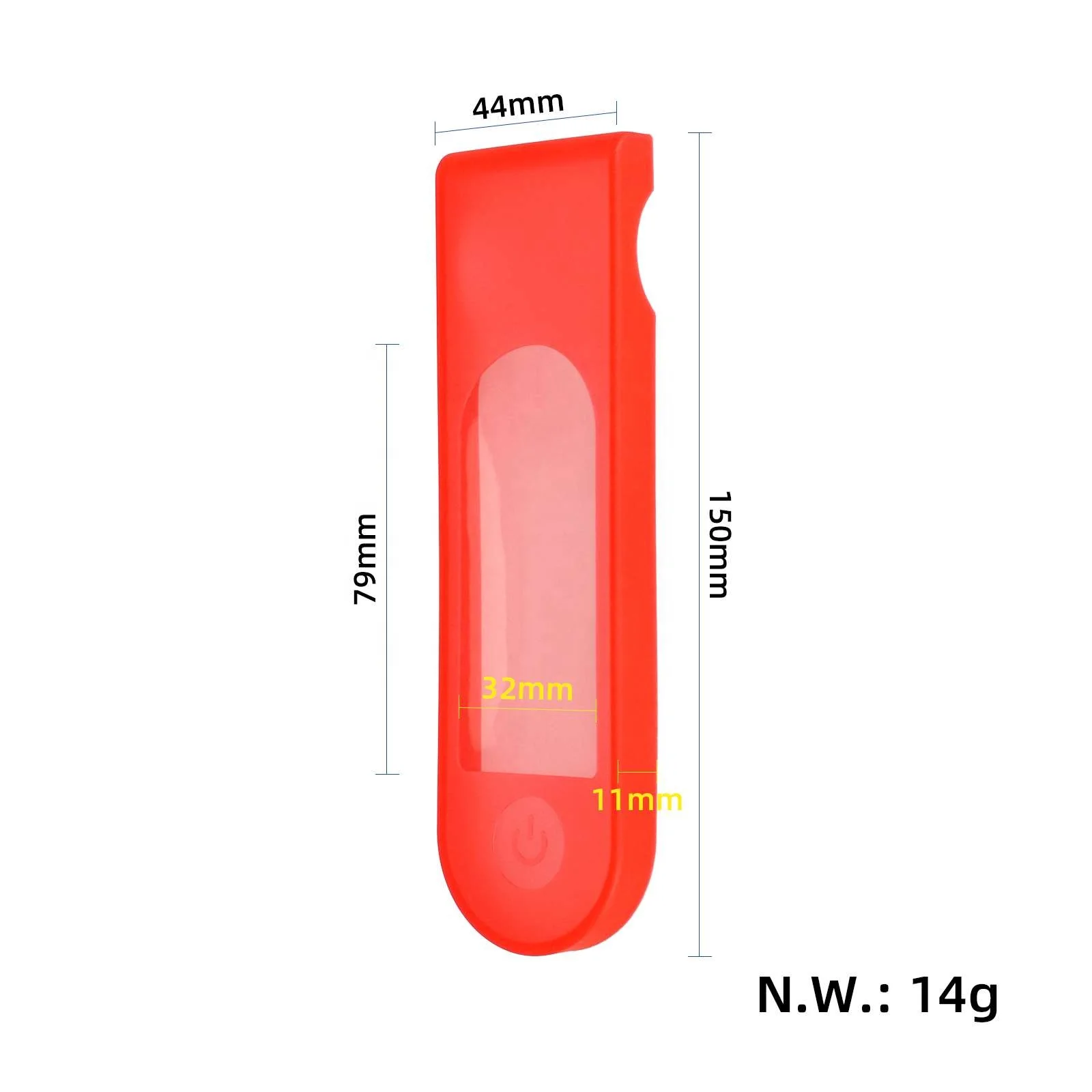 Xiaomi 4Ultra Electric Scooter Accessories Dashboard Cover Waterproof Silicone Display Cover with Round Double-Sided Glue