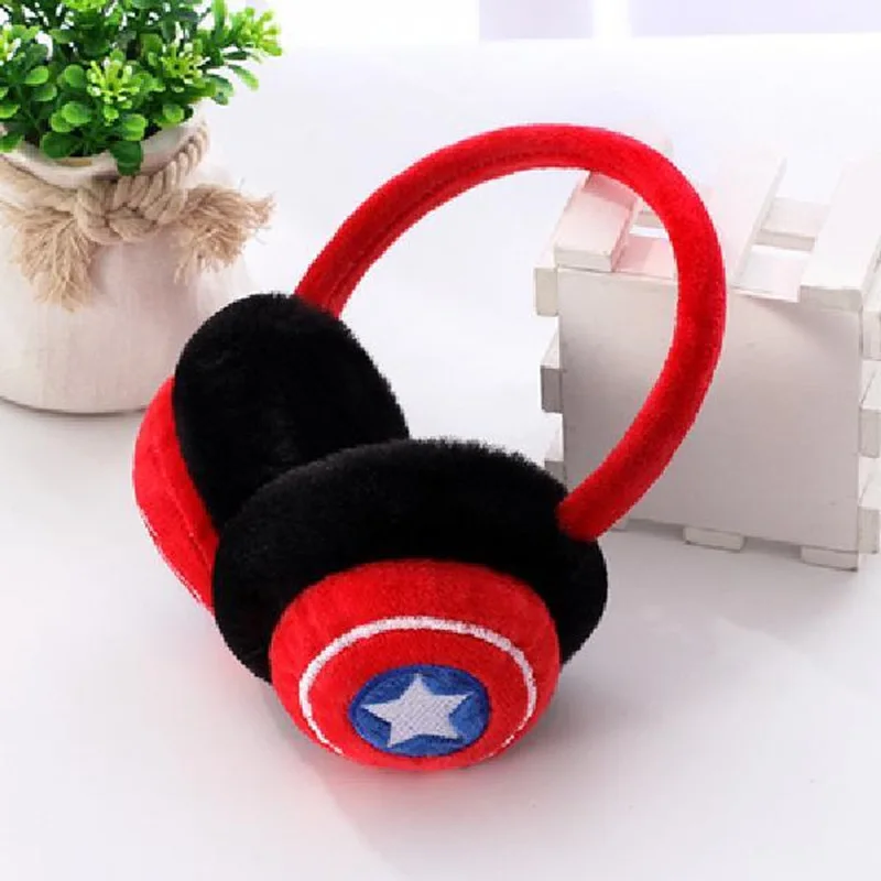 2021 Winter boys and girls warm ear muffs Baby antifreeze warm ears  version lovely thick plush ear muffs