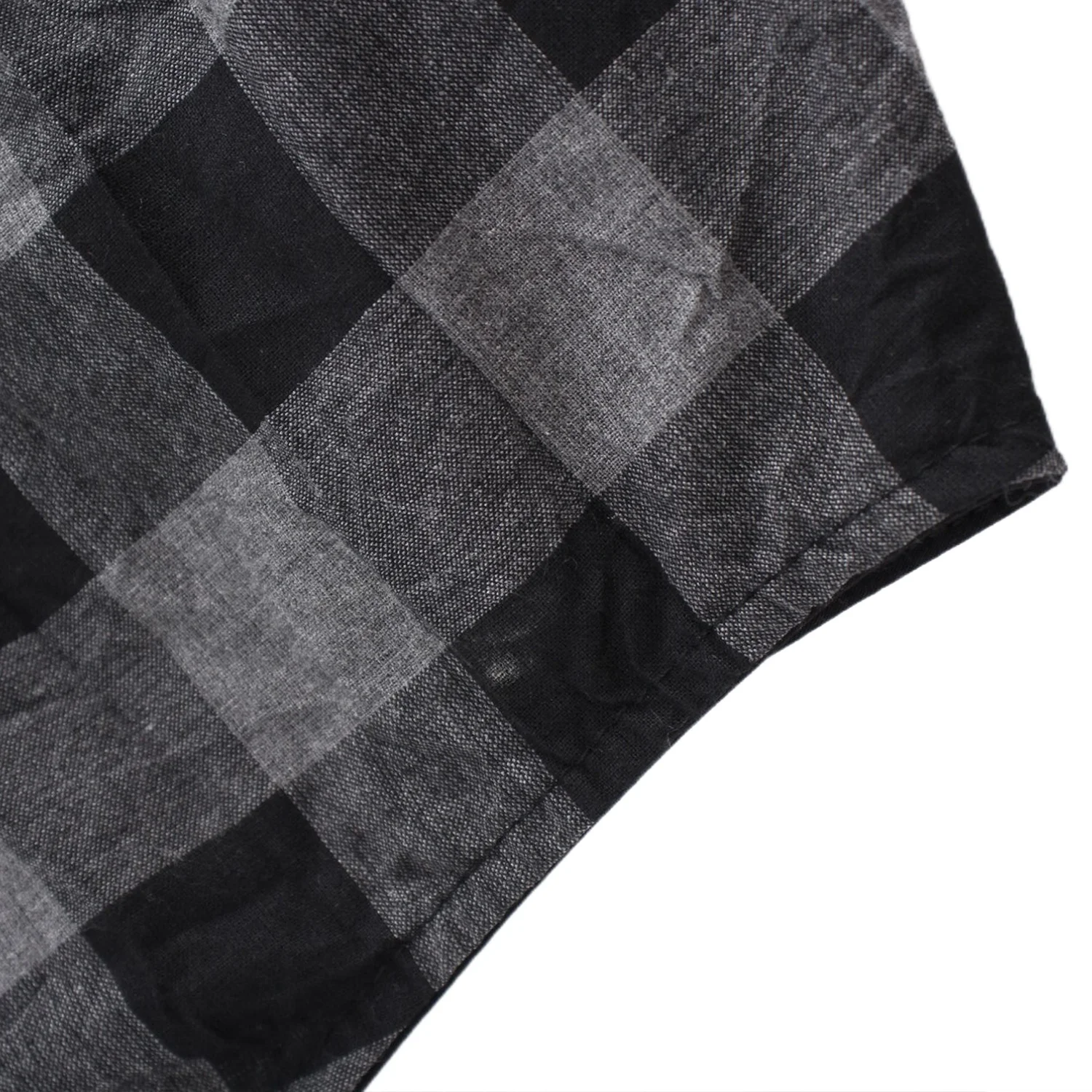 Boutique Dress Manufacturer Custom Gray Plaid Sleeveless Wrinkle Effect Checked Balloon Dress Women Lady Elegant Loose