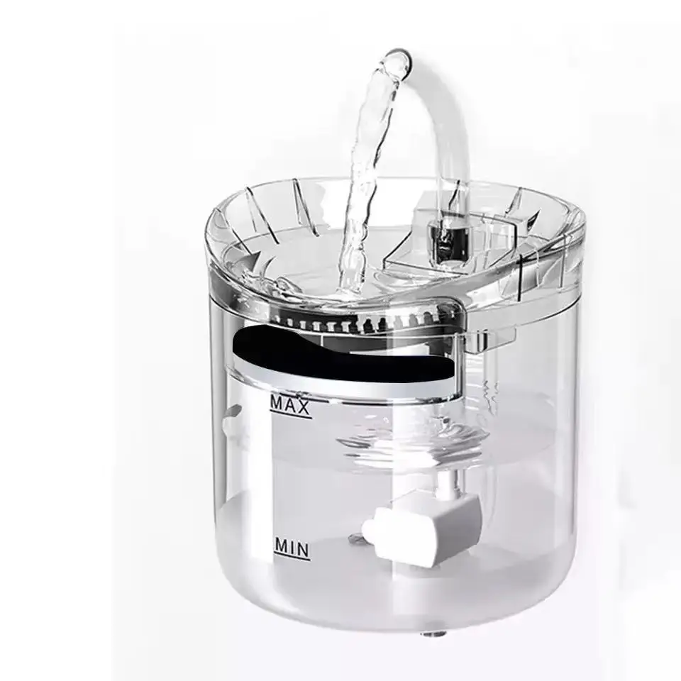 Новейший питьевой фонтан для домашних животных на батарейках с инфракрасным датчиком, фонтан для воды для кошек