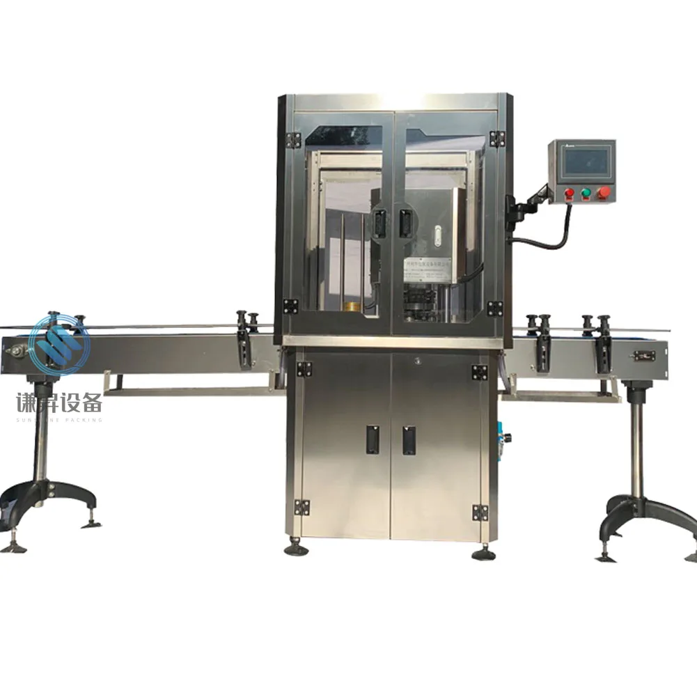 
High Performance Washable servo pet bottle seamer / tuna tin can seamer / beer cans seamer 