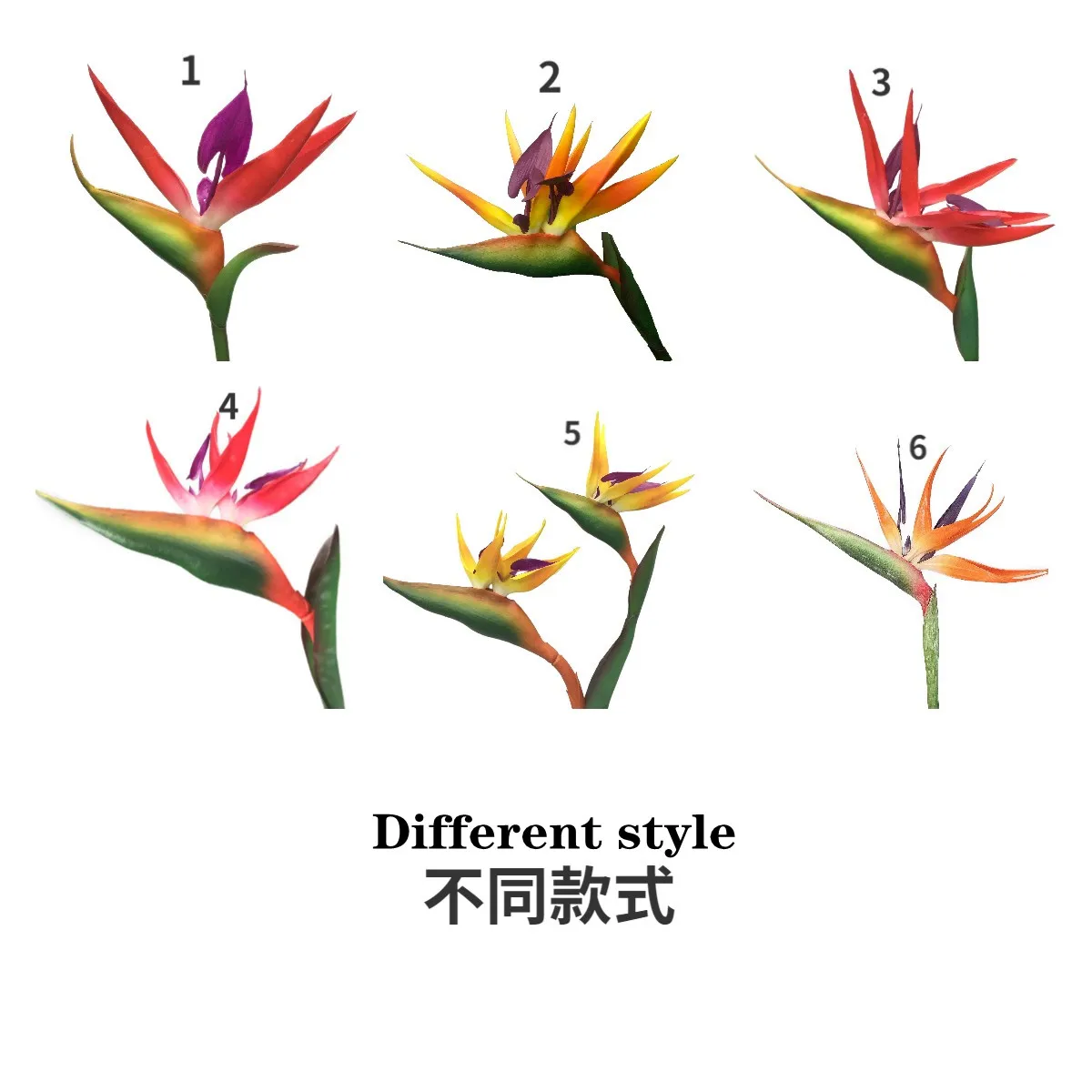 Simulation flower Bird Of Paradise for home decoration factory wholesale