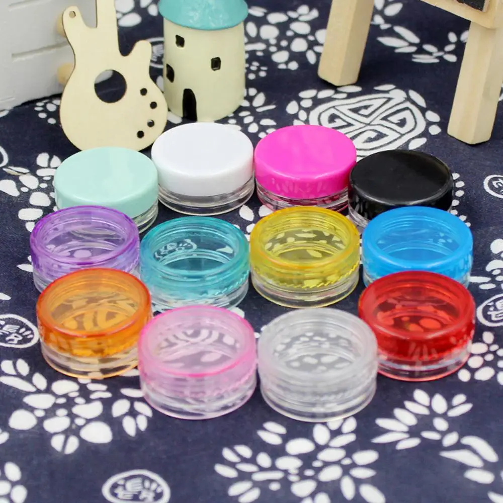 3g 5g Empty Plastic Clear Cosmetic Jars Makeup Container Lotion Bottle Vials Face Cream Sample Pots Gel Box