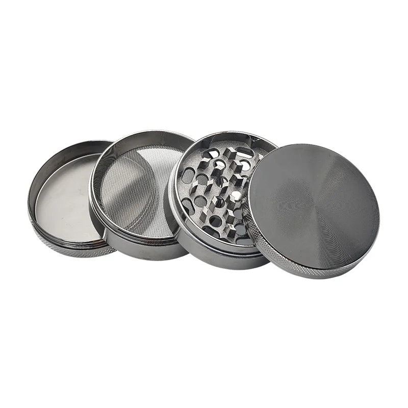 Wholesale New Arrival 61mm Zinc Alloy Metal Herb Grinder Custom 4 Layers Tobacco Grinder
