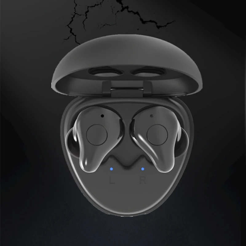 Voraiya Newest Comfortable In Ear HD Crystal Portable Magnetic Charging Box Digital Hearing Aid