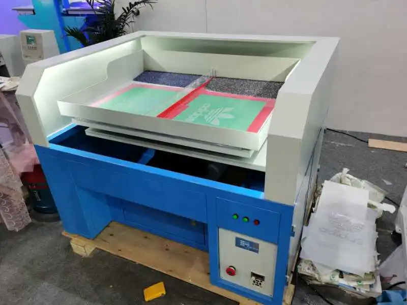Automatic brush shaking 1 colours rhinestone machine Stone transfer sheet machine