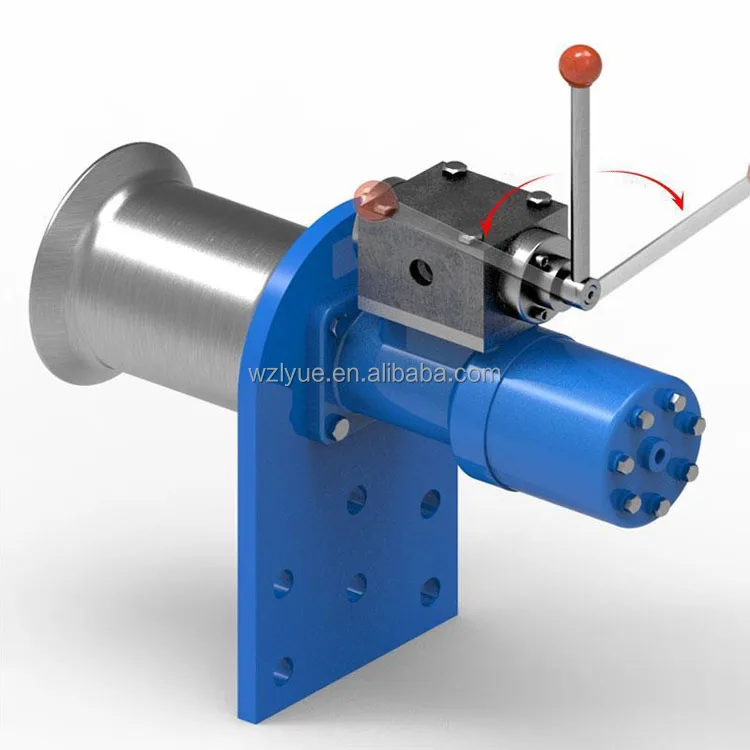 LongLine Hauler marine winch net hauler for fishing boat   Hydraulic capstan Winch for rope, wrecker, fishing boat, trawl