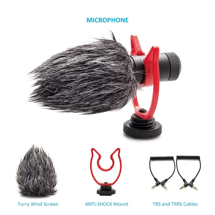 New Arrivals Cell Phone Cage Kit With Microphone Led Video Light Table Top Tripod  Vlogging Smartphone Video Rig Kits