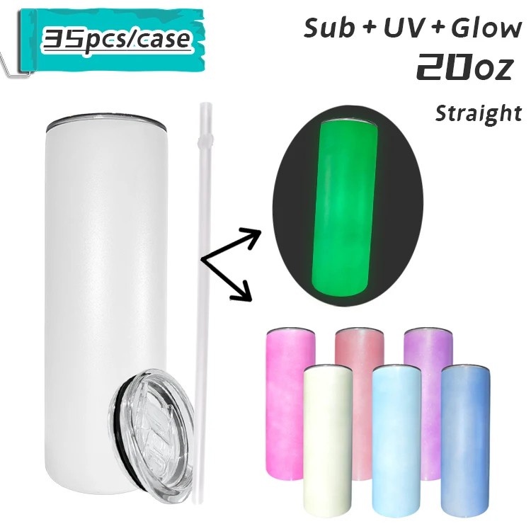 FREE SHIPPING USA warehouse tumblers sublimation tumbler rubber bottom skinny straight blanks