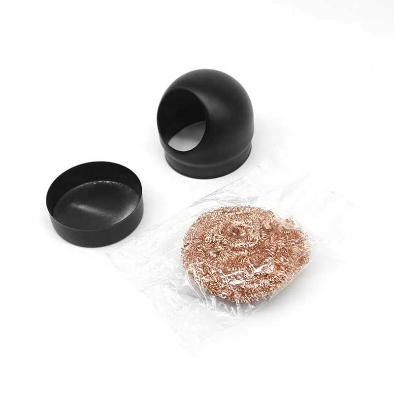 With Steel Wire Sponge, Hot Sale Sequre Cleaning Steel Ball Mesh Filter Tin Remove Soldering Iron Tip Cleaner