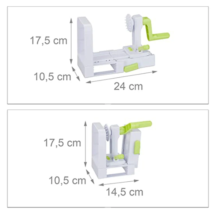 Kitchen Accessories Hand Manual Vegetable Cutter Carrot Onion Food Spiralizer Potato Slicer Best