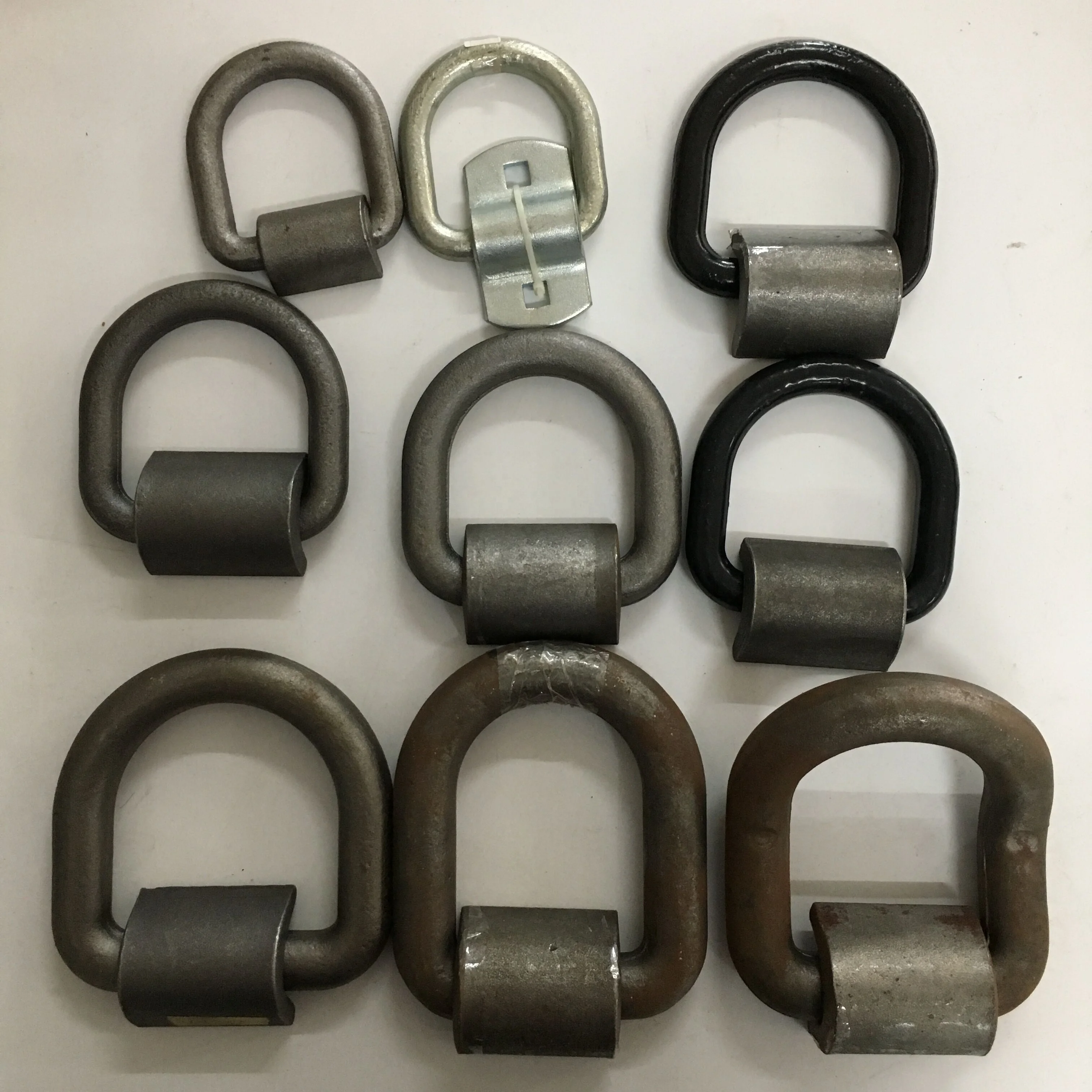 Cargo Control Black Powder Coated Lashing Ring for Trailer Truck