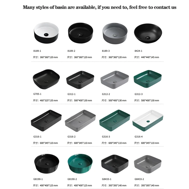 Modern Round Ceramic Art Basin Lavabo Sanitary Ware Counter Top Wash Basin Ceramic Bathroom Sinks