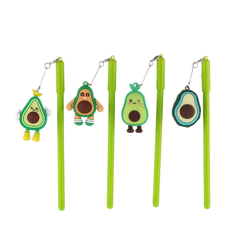 Креативная мультяшная ручка с фруктовым авокадо, нейтральная ручка, студенты могут стереть фирменную ручку, подарочная ручка, канцелярские товары, оптовая продажа