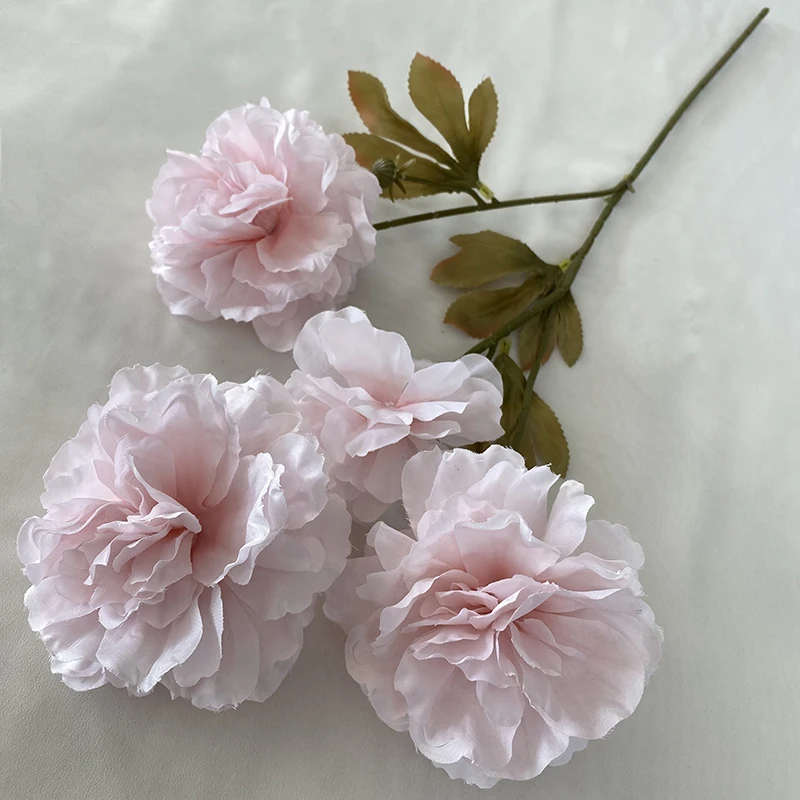 Multicolor-Pink Modern Style Artificial Flower Decoration Mariage 4 multi-layer tree peony