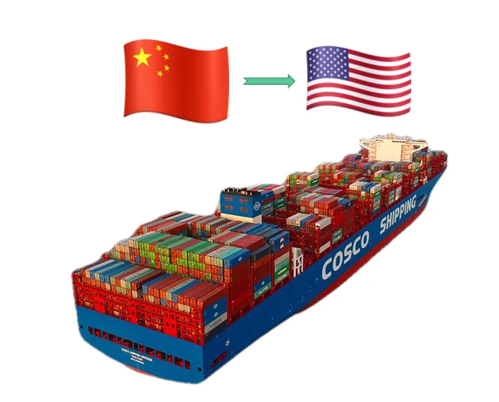 2022 Free Tax Cheapest Battery Shipping Agent China To Usa Canada Fcl Shipping Ddu Door To Door Service Sea Container Fcl